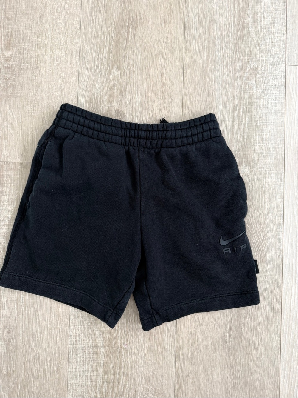 Nike Black Kids AIR Fleece Shorts